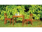 Square table and 2 chairs